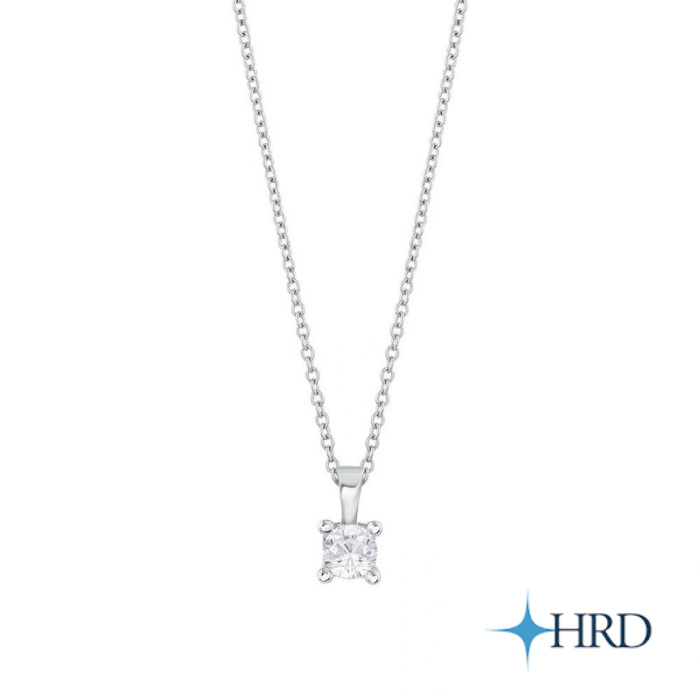 0,30ct. Solitaire Necklace (HRD Certificate) - 3