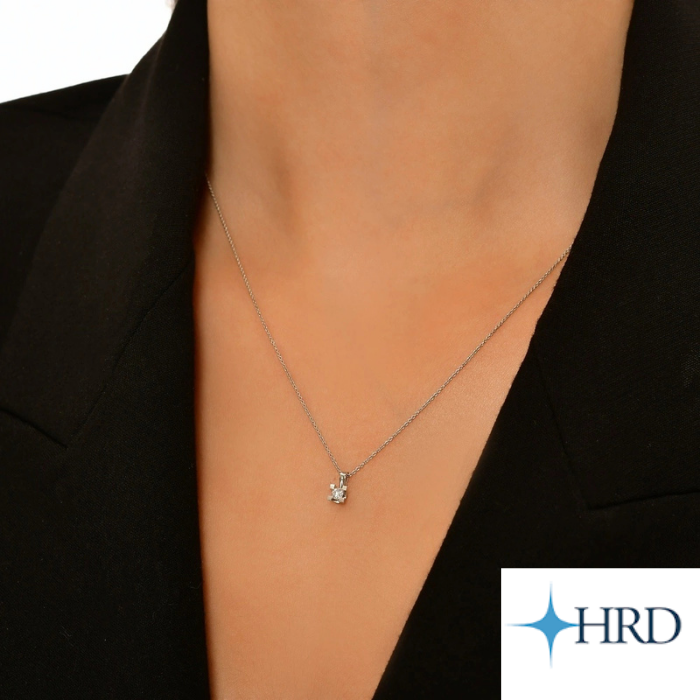 0,50ct. Solitaire Necklace (HRD Certificate) - Üsküplü (1)