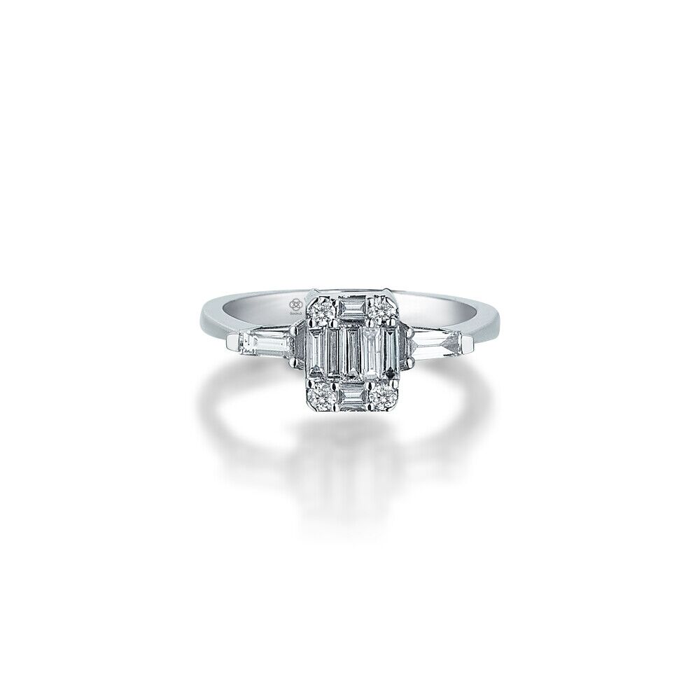 Airplane Baguette Diamond Ring - Üsküplü (1)