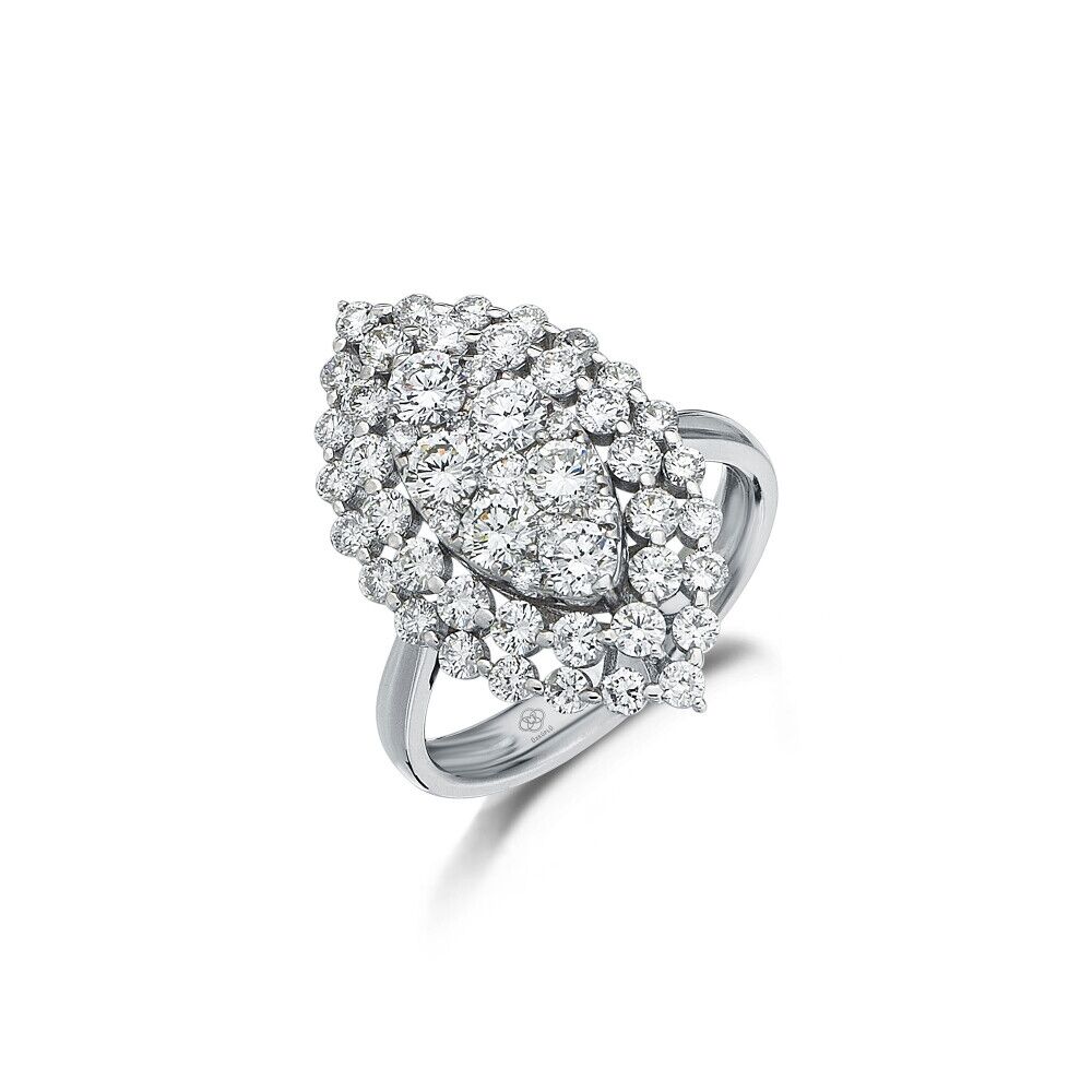 Almond Diamond Ring - Üsküplü