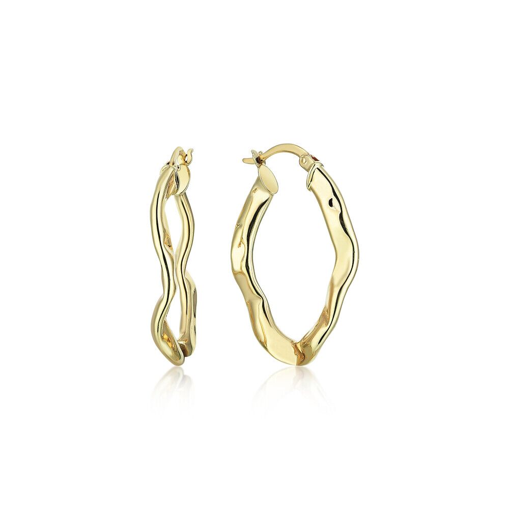 Rolling Hoop Earring - 2