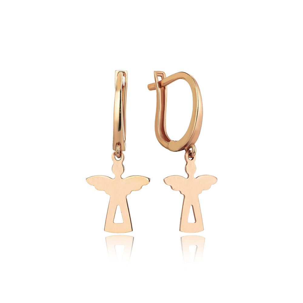 Angel Drop Rose Earring - Üsküplü