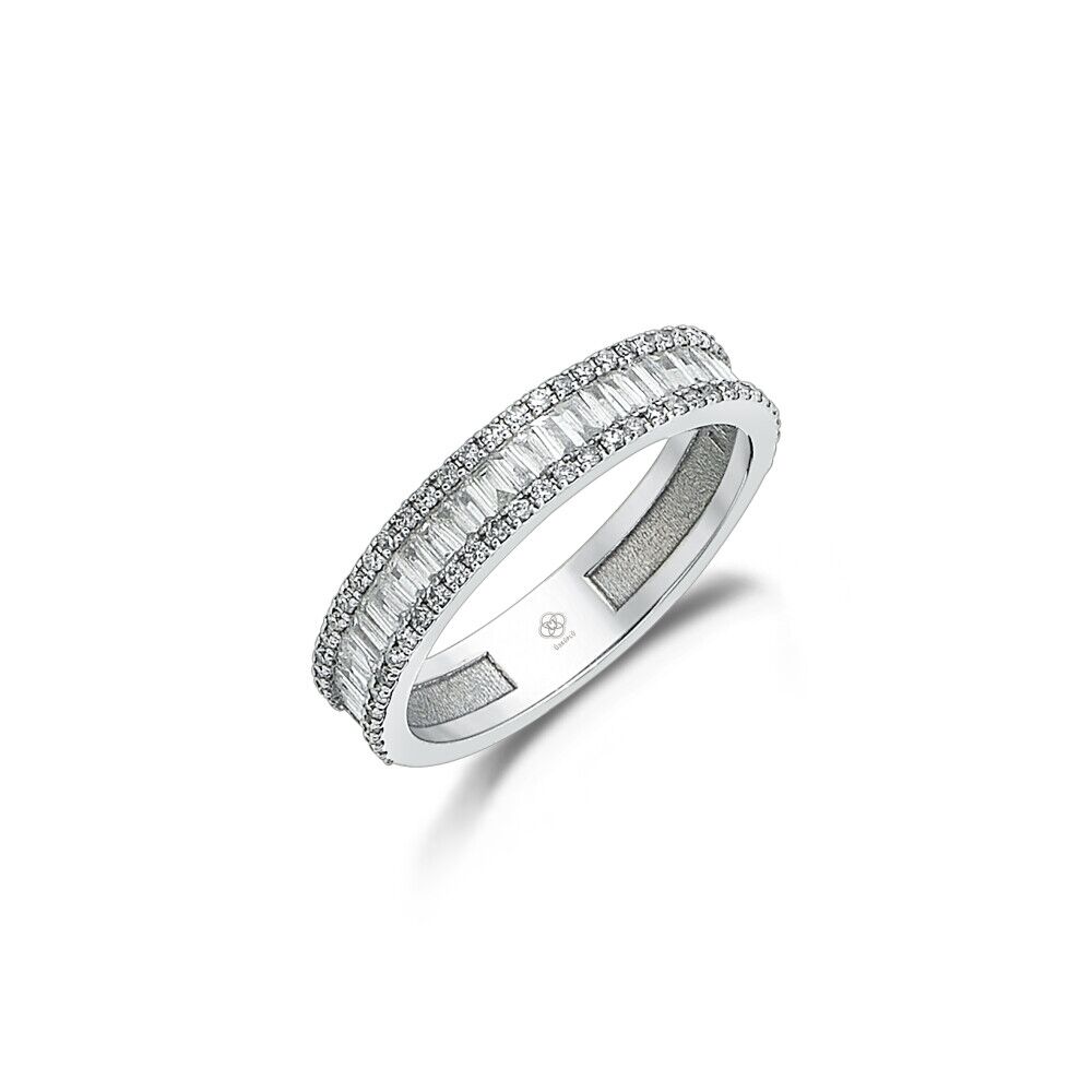 Baguette Eternity Diamond Ring - 1