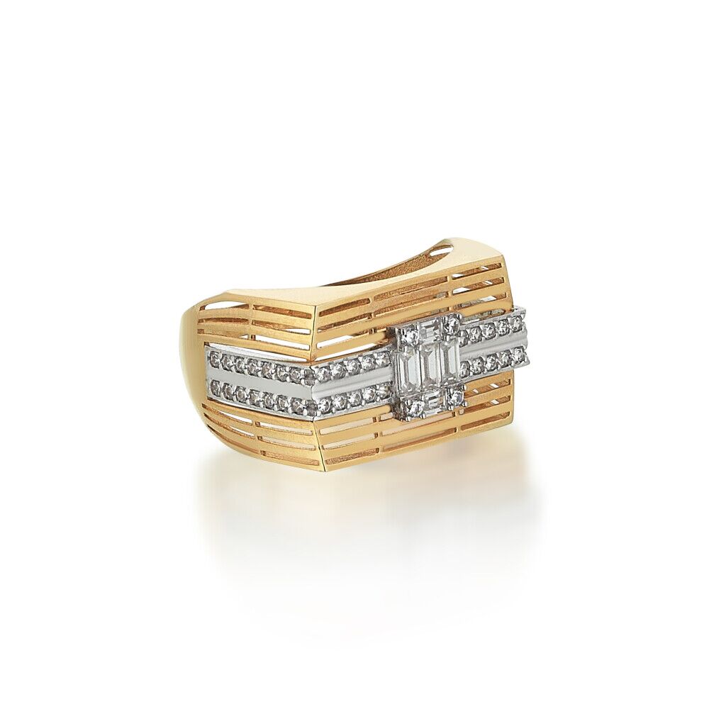 Baguette Line Cavalero Ring - Üsküplü (1)