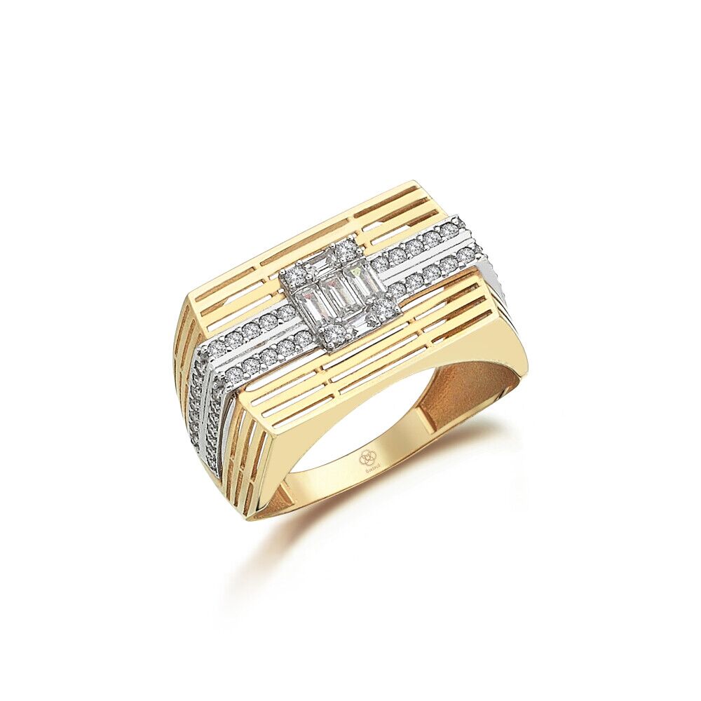 Baguette Line Cavalero Ring - Üsküplü