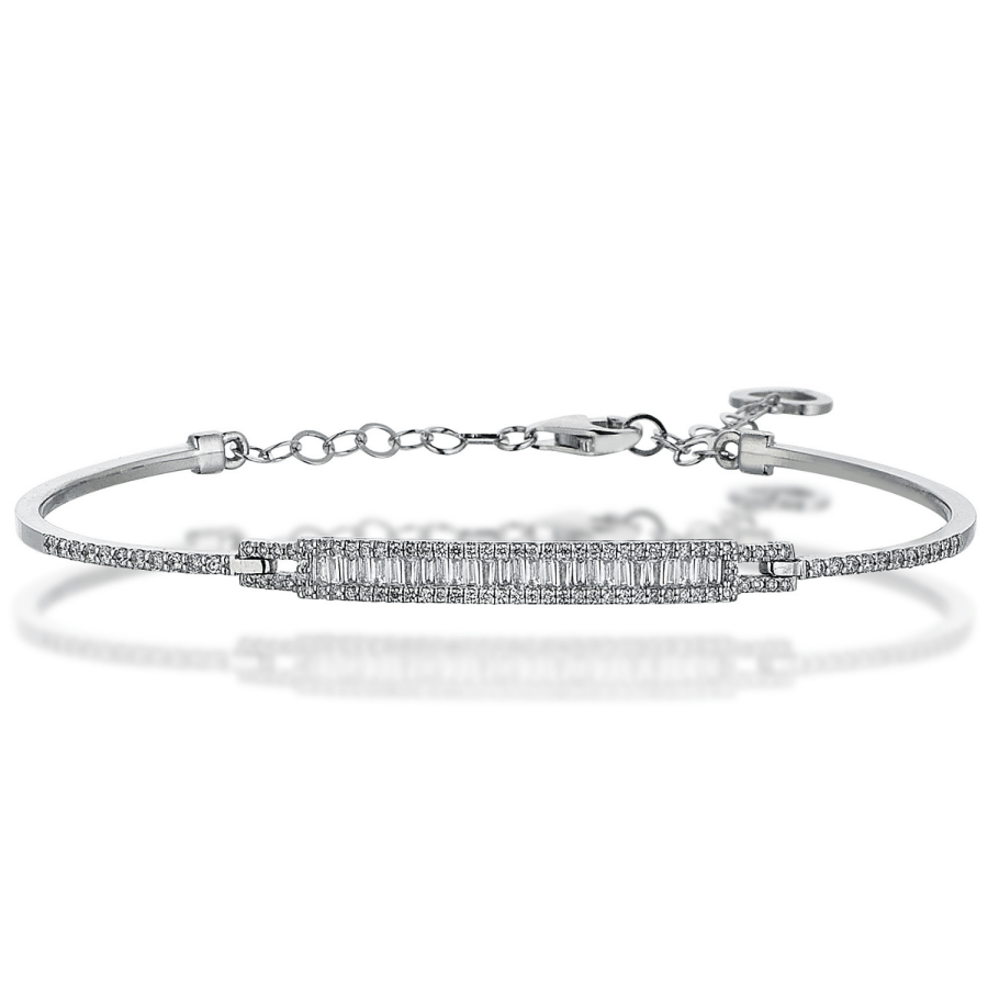 Baguette Line Diamond Bracelet - Üsküplü