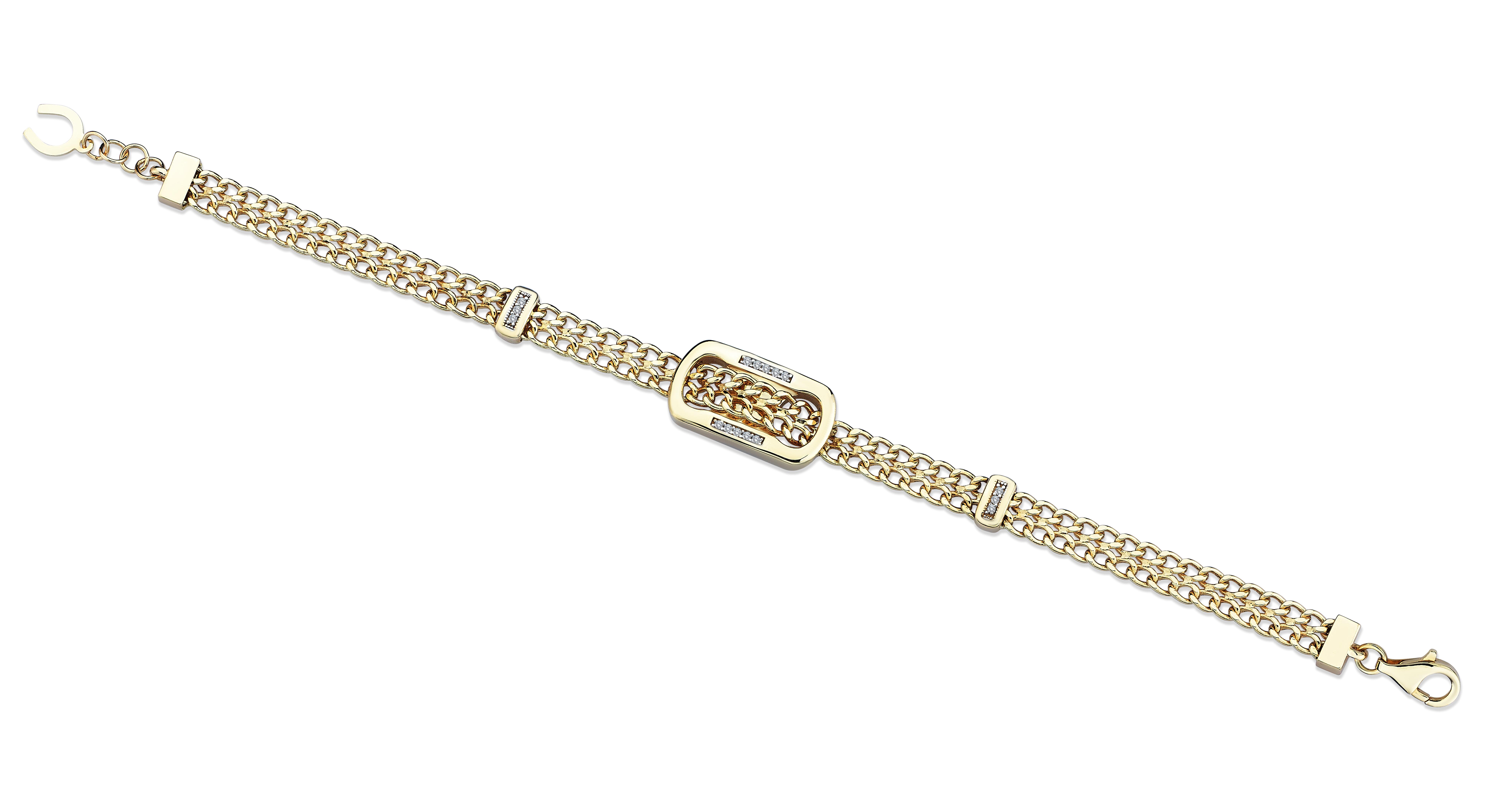 Big Rectangle Diamond Bracelet - Üsküplü (1)