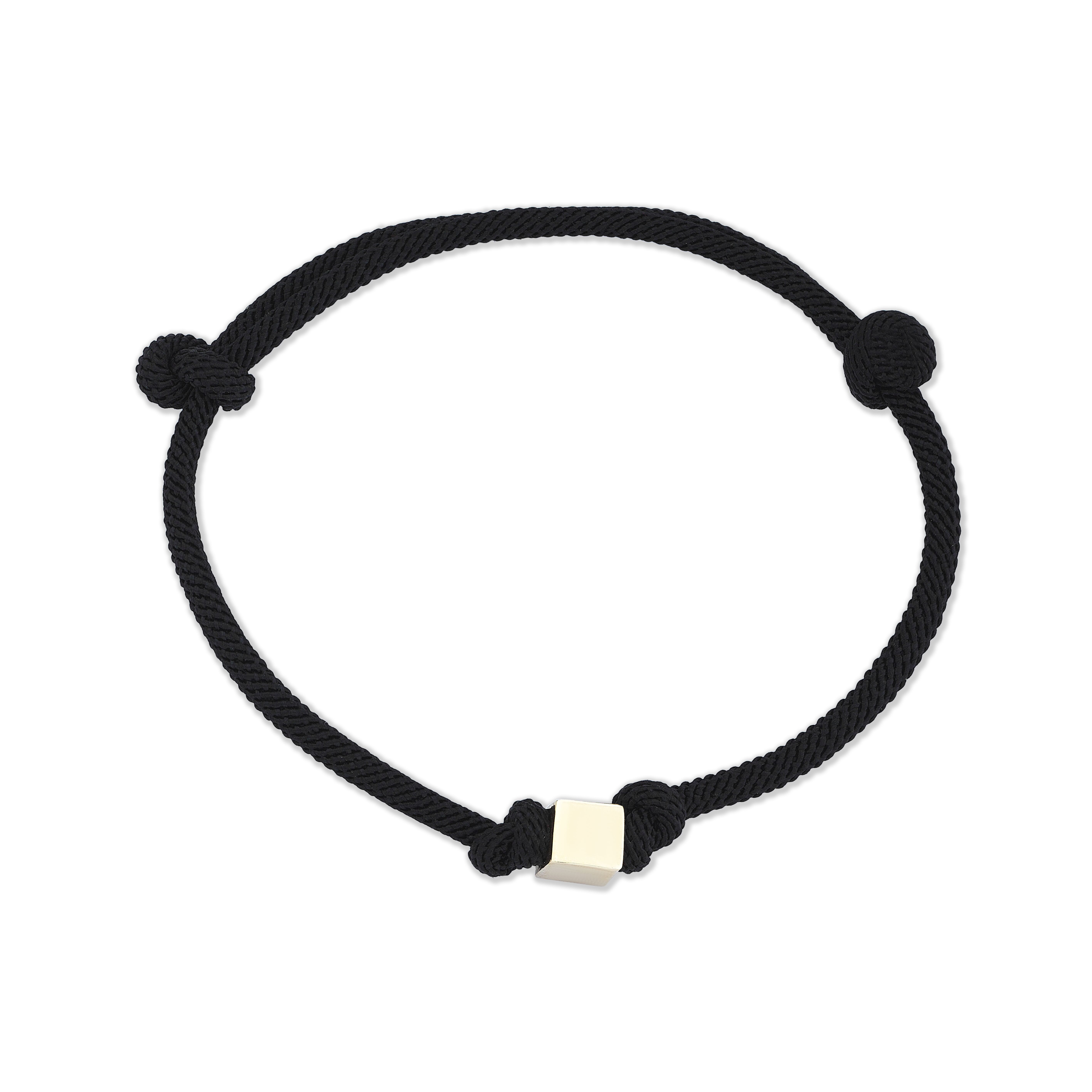 Black Cube Knot Bracelet - Üsküplü