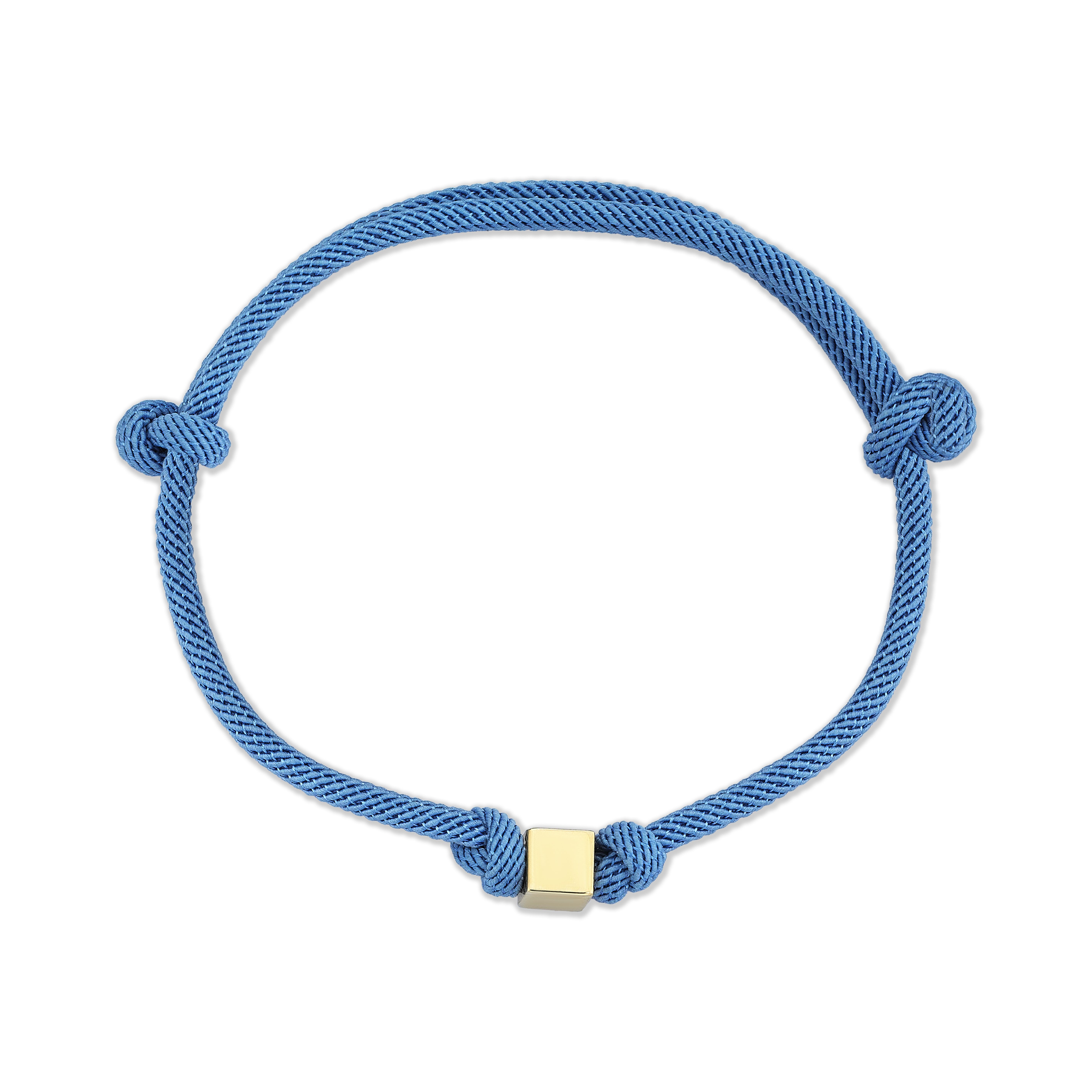 Blue Cube Knot Bracelet - Üsküplü