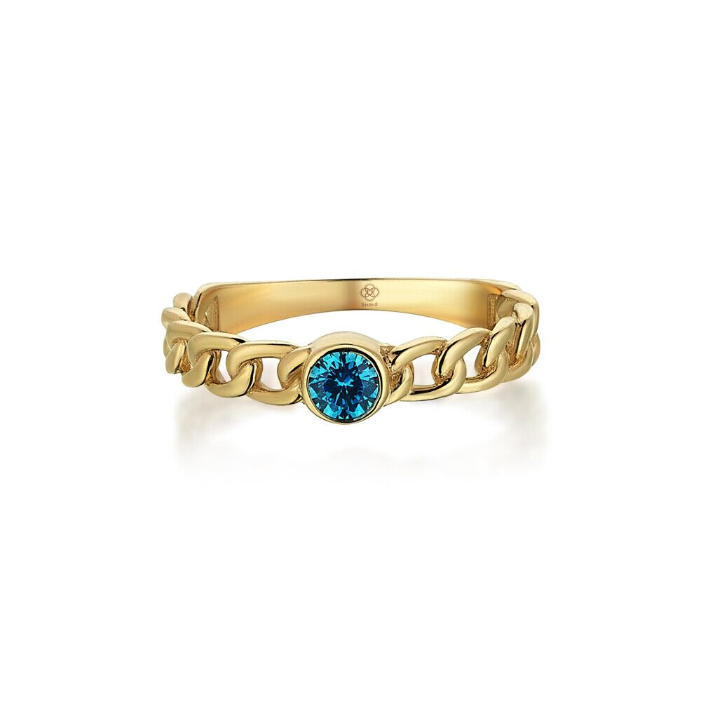 Blue Links Ring - 2