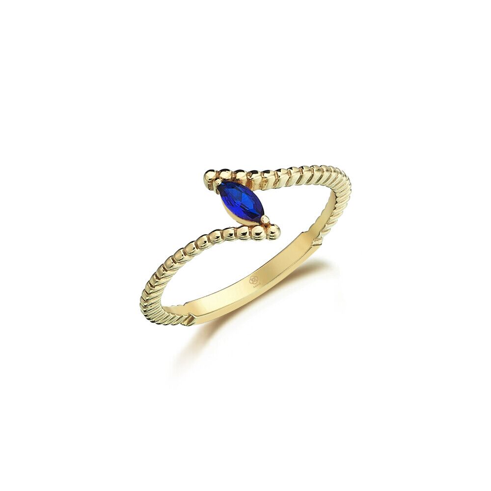 Blue in Curves Ring - Üsküplü