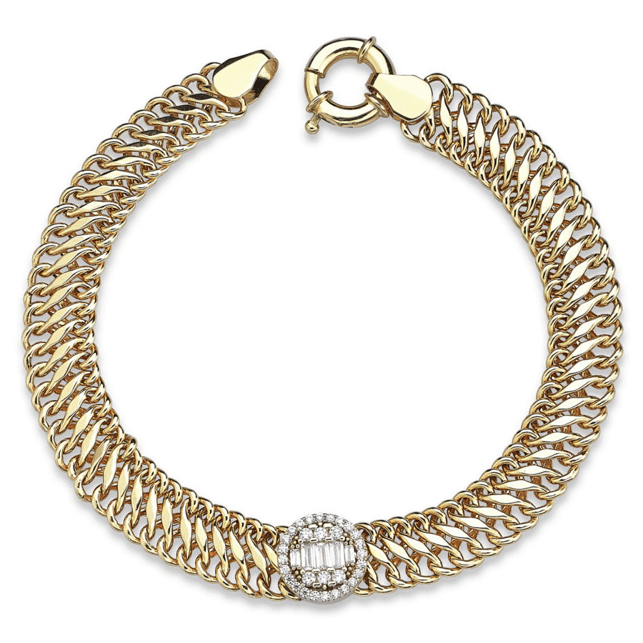 Bold Omega Chain Bracelet - 1
