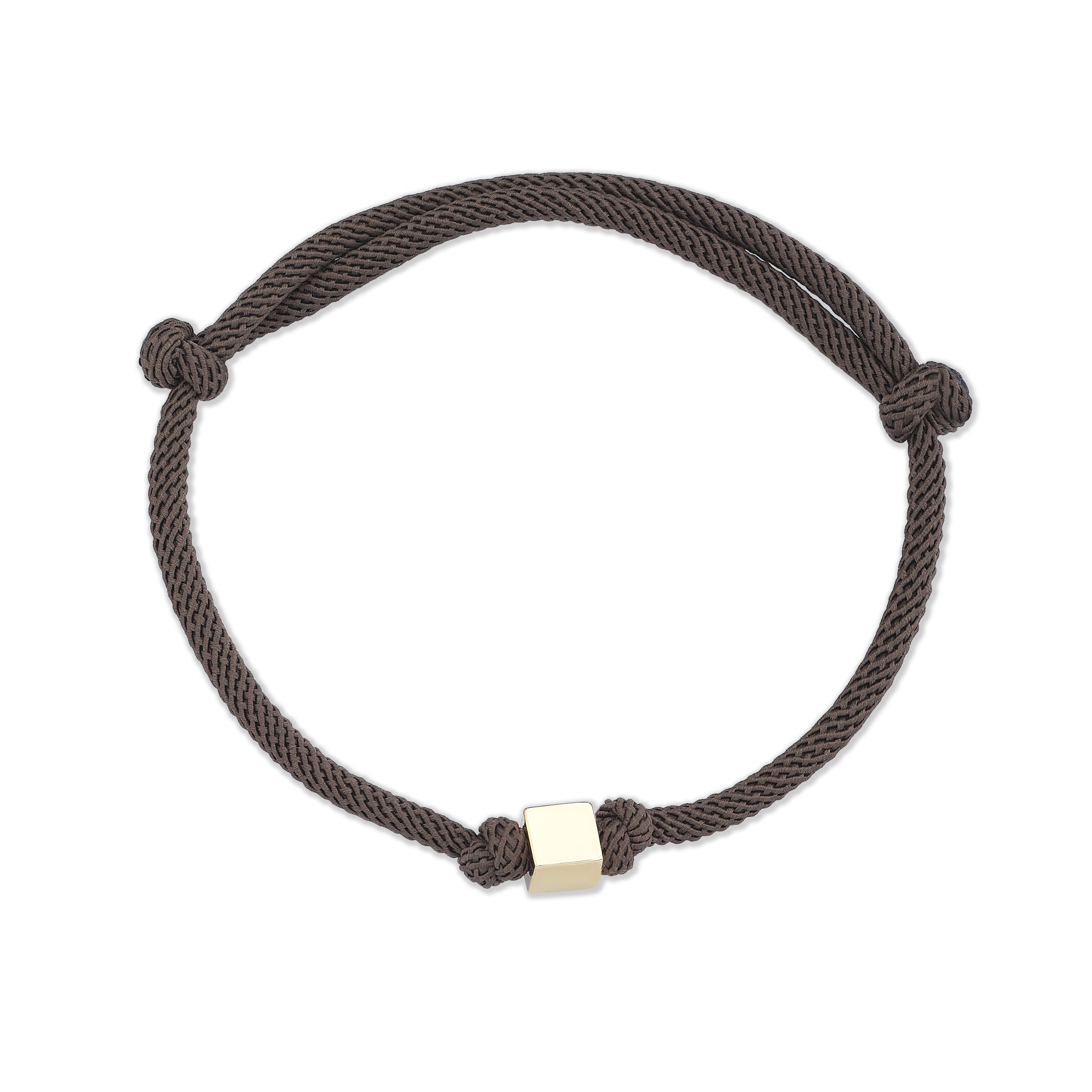 Brown Cube Knot Bracelet - Üsküplü