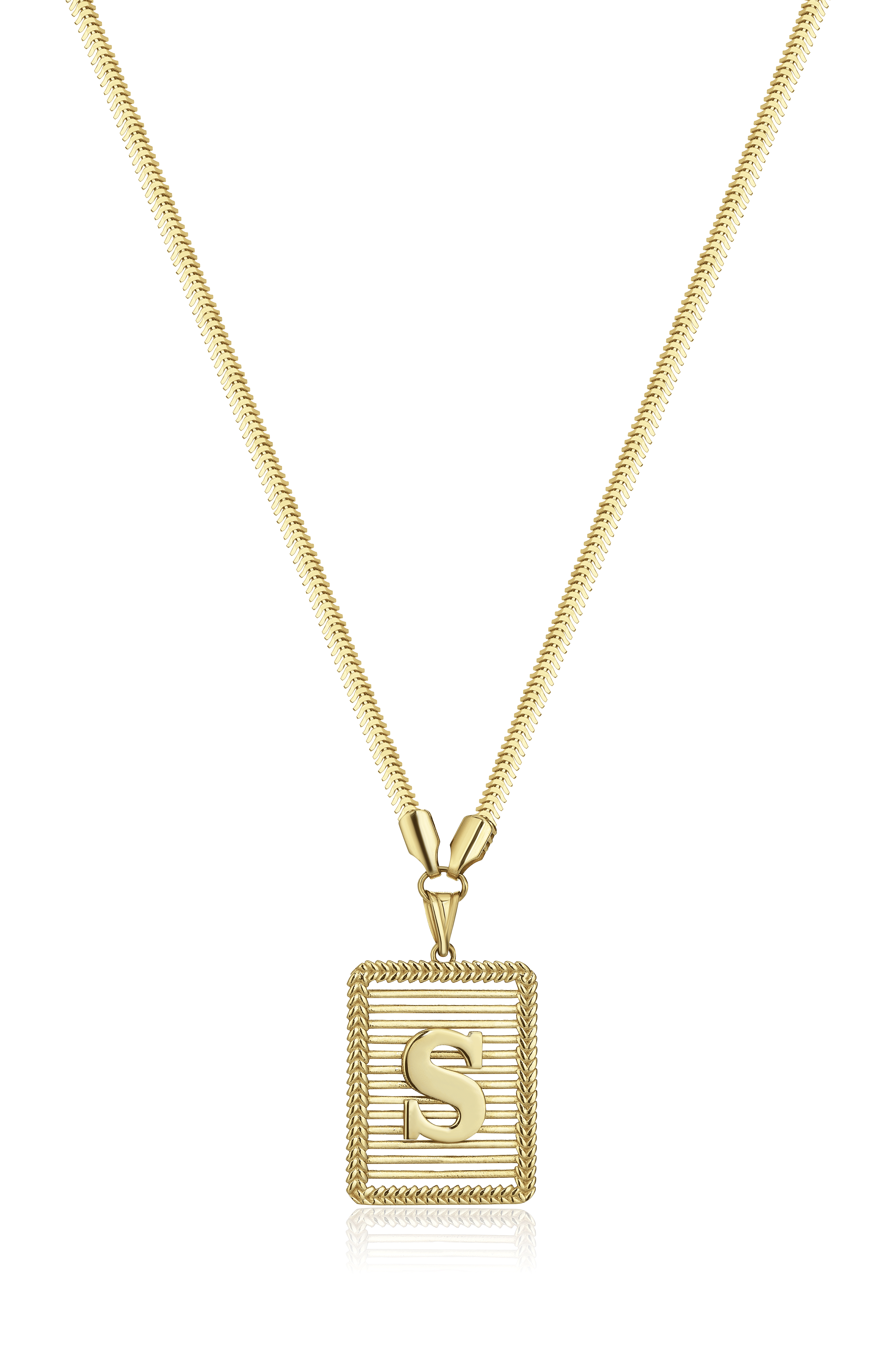 Cage Letter S Necklace - Üsküplü