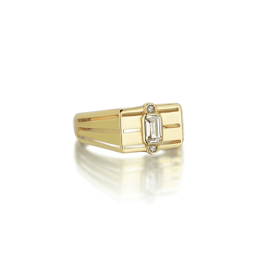 Cavalero Baguette Ring - Üsküplü (1)