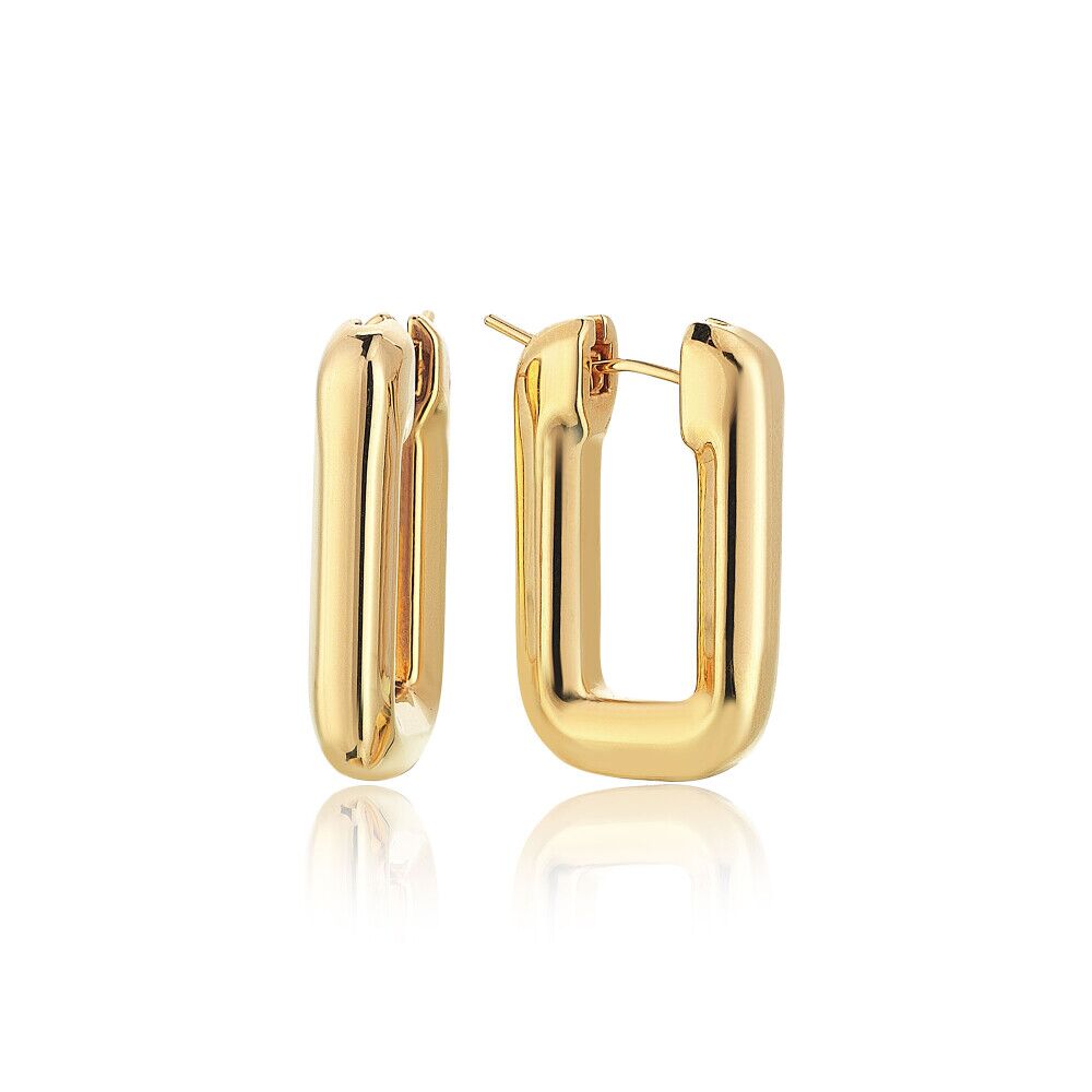 Chubby Rectangle Earring - Üsküplü (1)