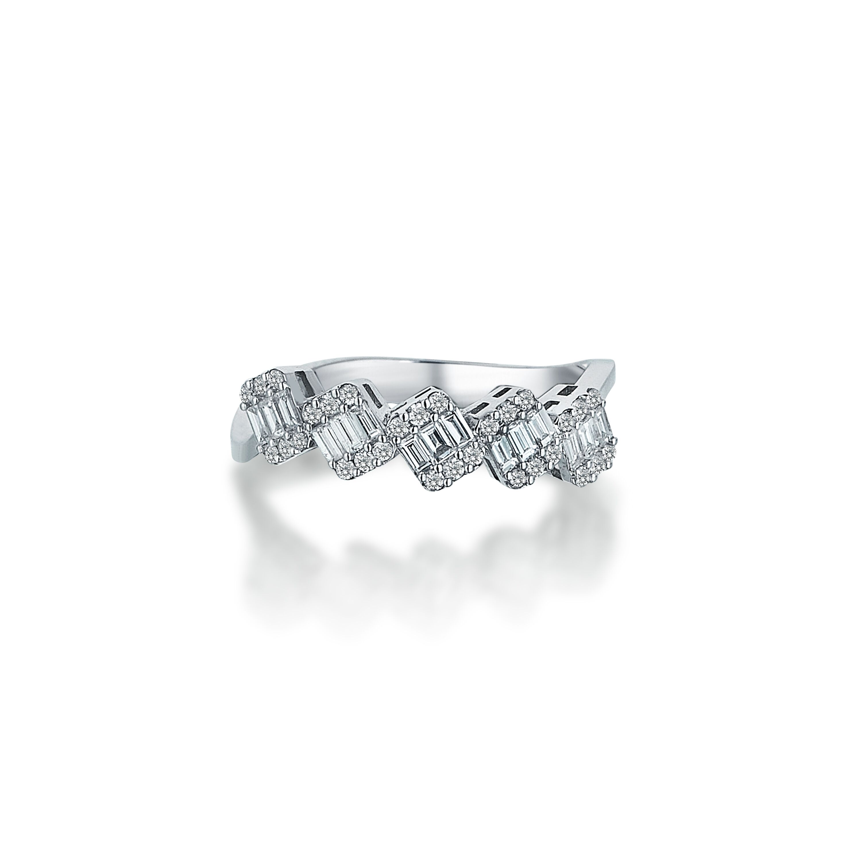 Cinque Baguette Ring - Üsküplü