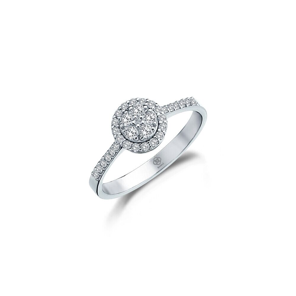 Classy Round Diamond Ring - 1