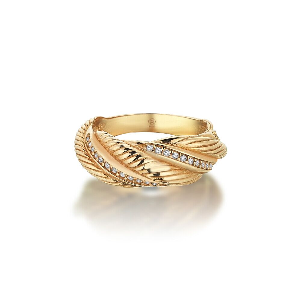 Curvy Stoney Ladder Ring - Üsküplü (1)