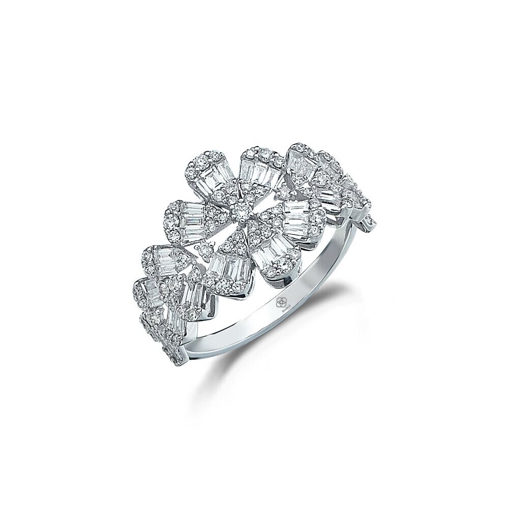 Dazzling Flower Diamond Ring - 1