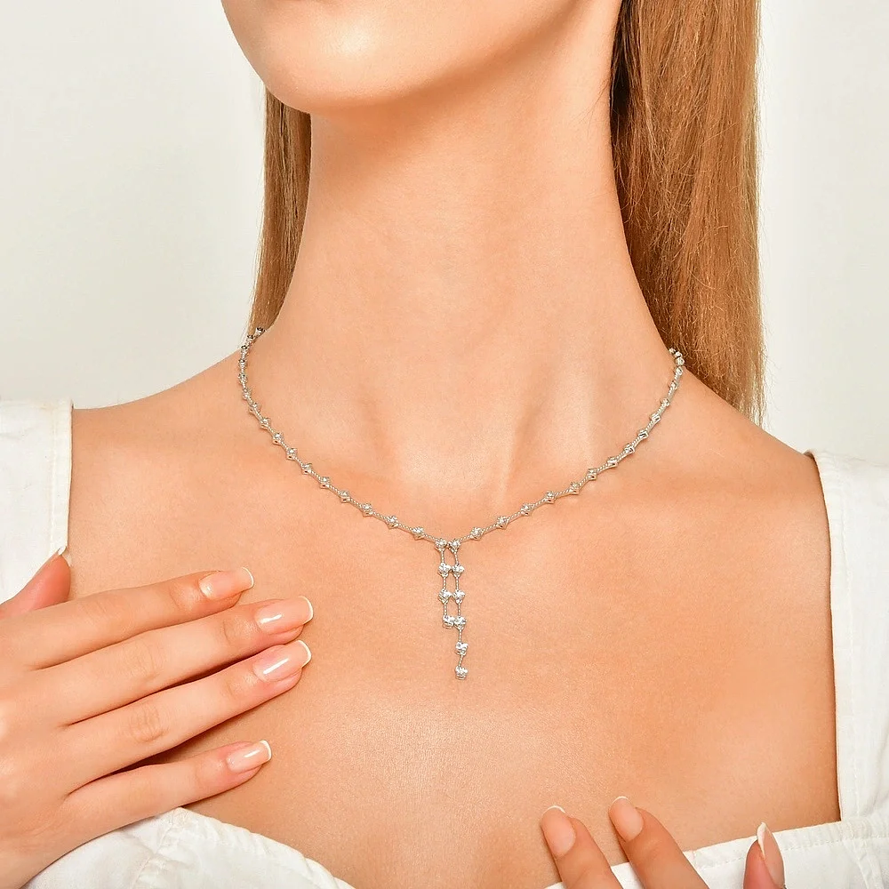 Diamond Flow Necklace - 1