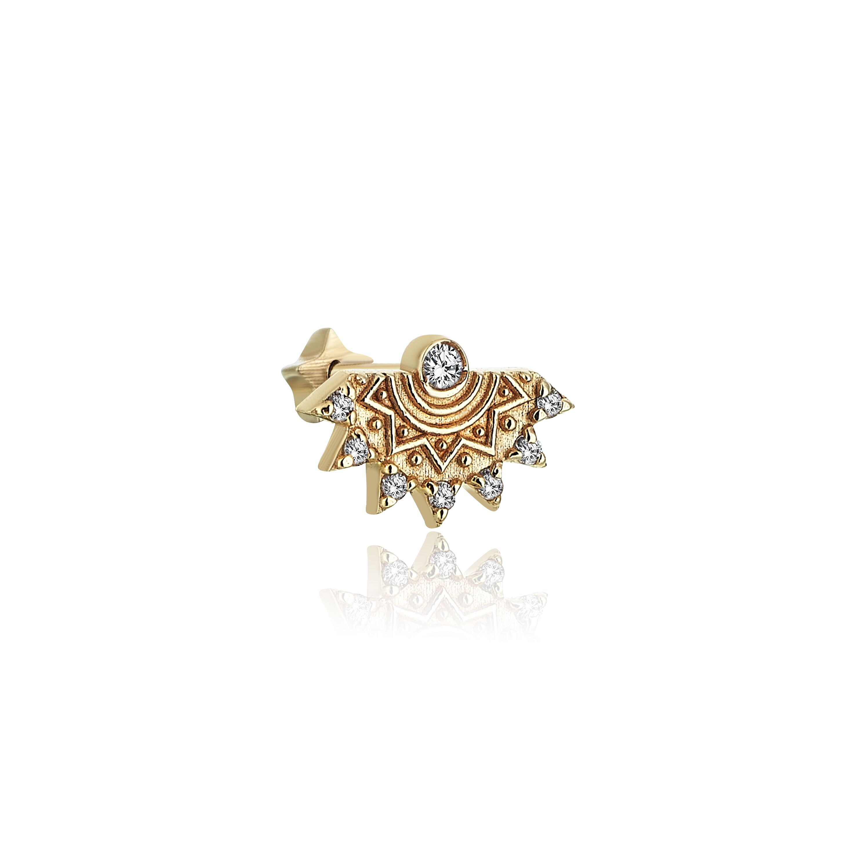 Diamond Half Moon Tragus - Üsküplü