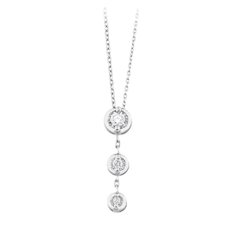 Diamond Tria Necklace - 3