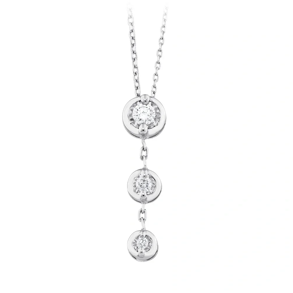 Diamond Tria Necklace - 1