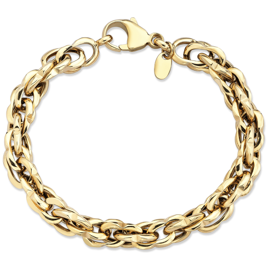 Double Cable Chain Bracelet - Üsküplü