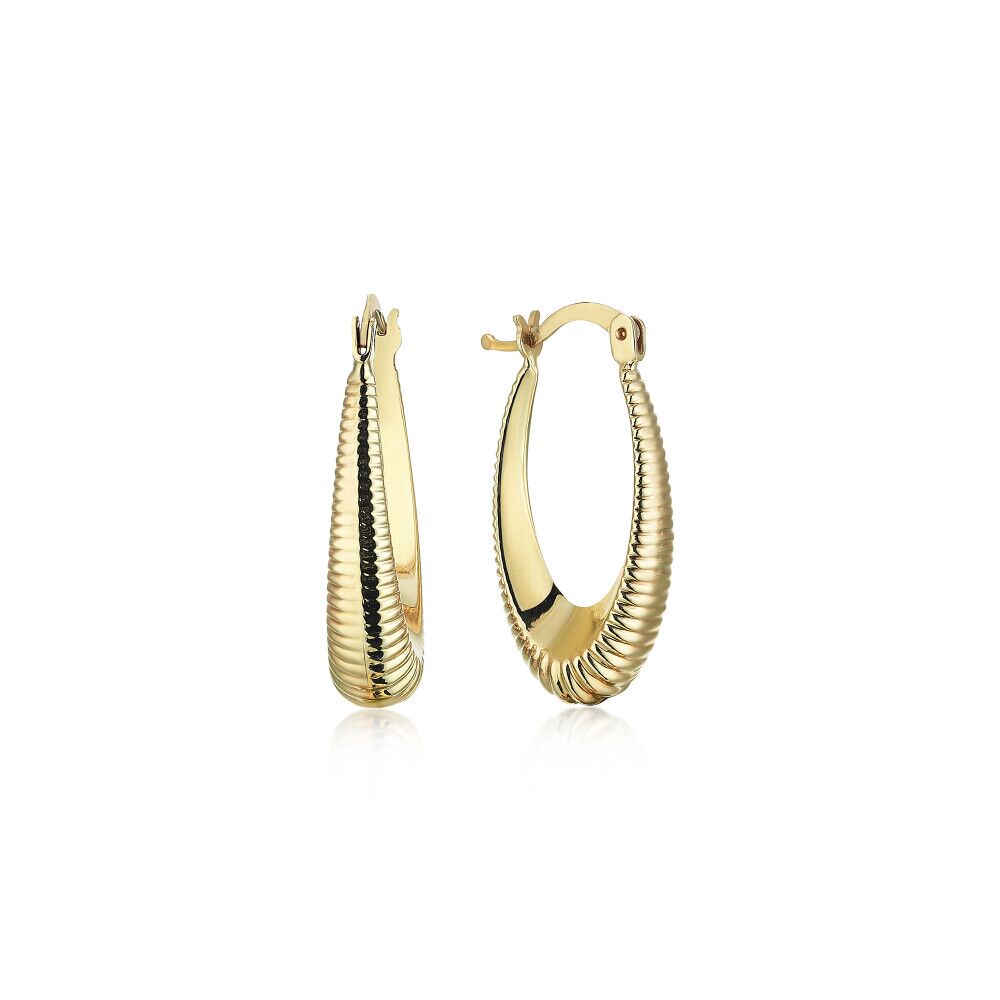 Drop Hoop Earring - 1