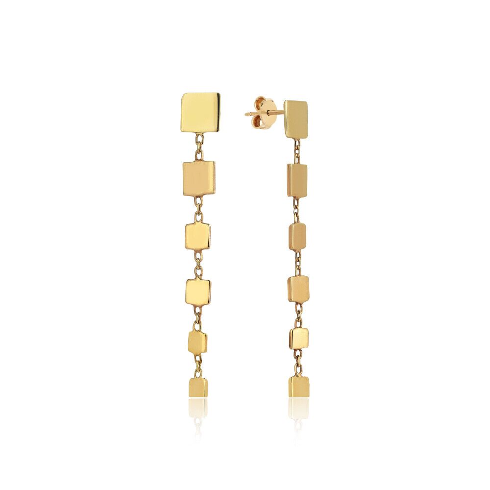 Dropping Squares Earring - Üsküplü