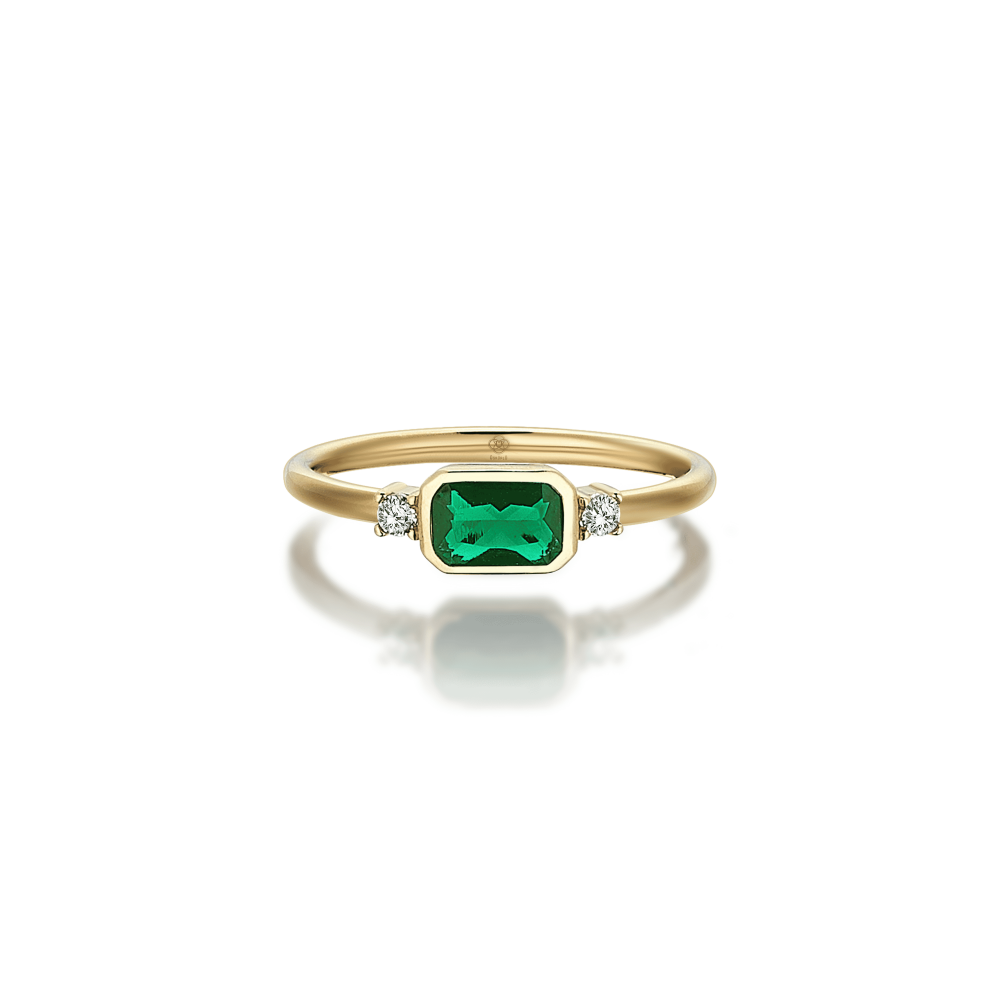 Emerald Bar Ring - Üsküplü (1)