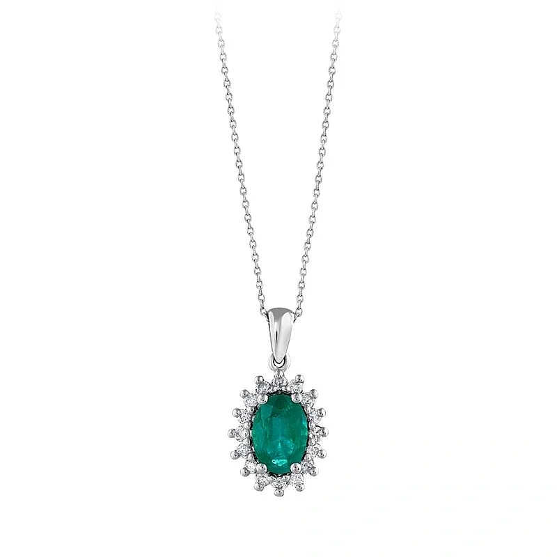 Emerald Crown Necklace - 1