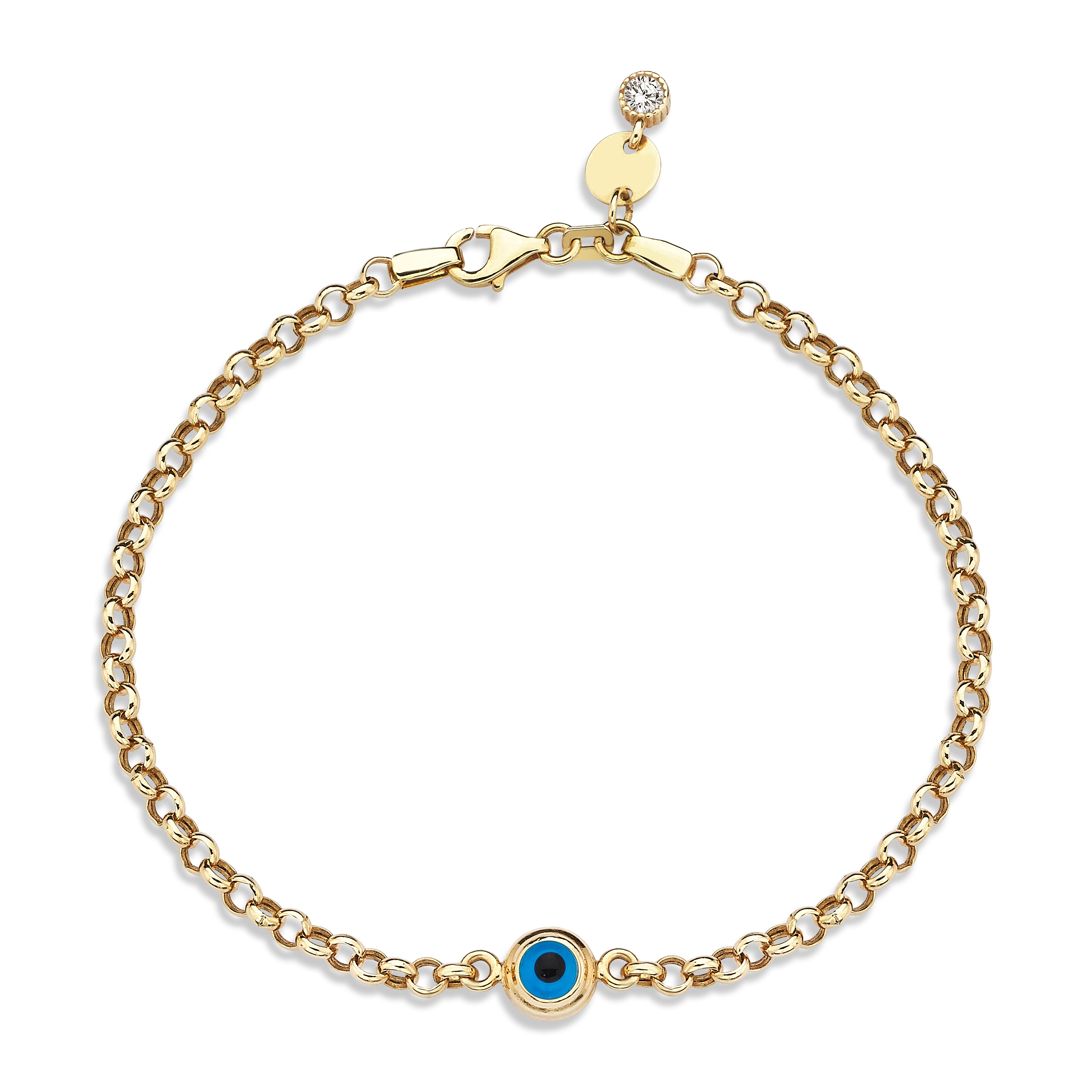 Evil Eye Chain Bracelet - Üsküplü