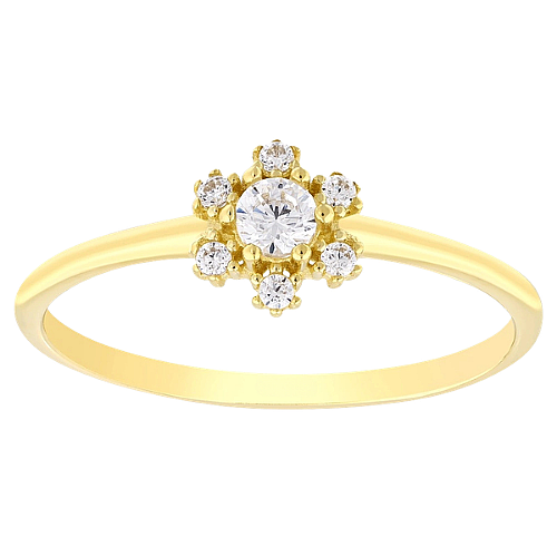Flora Gold Ring - Üsküplü