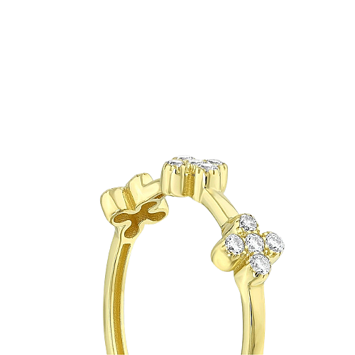 Flower Design Ring - 3