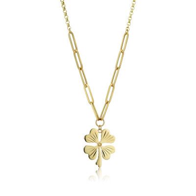 Four Leaf Clover Necklace - 2