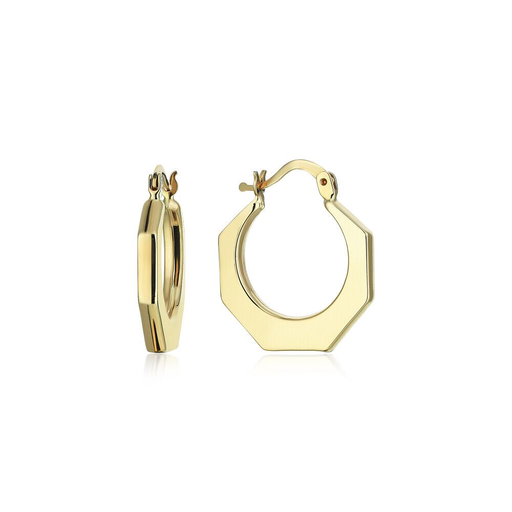 Geometric Hoop Earring - 2
