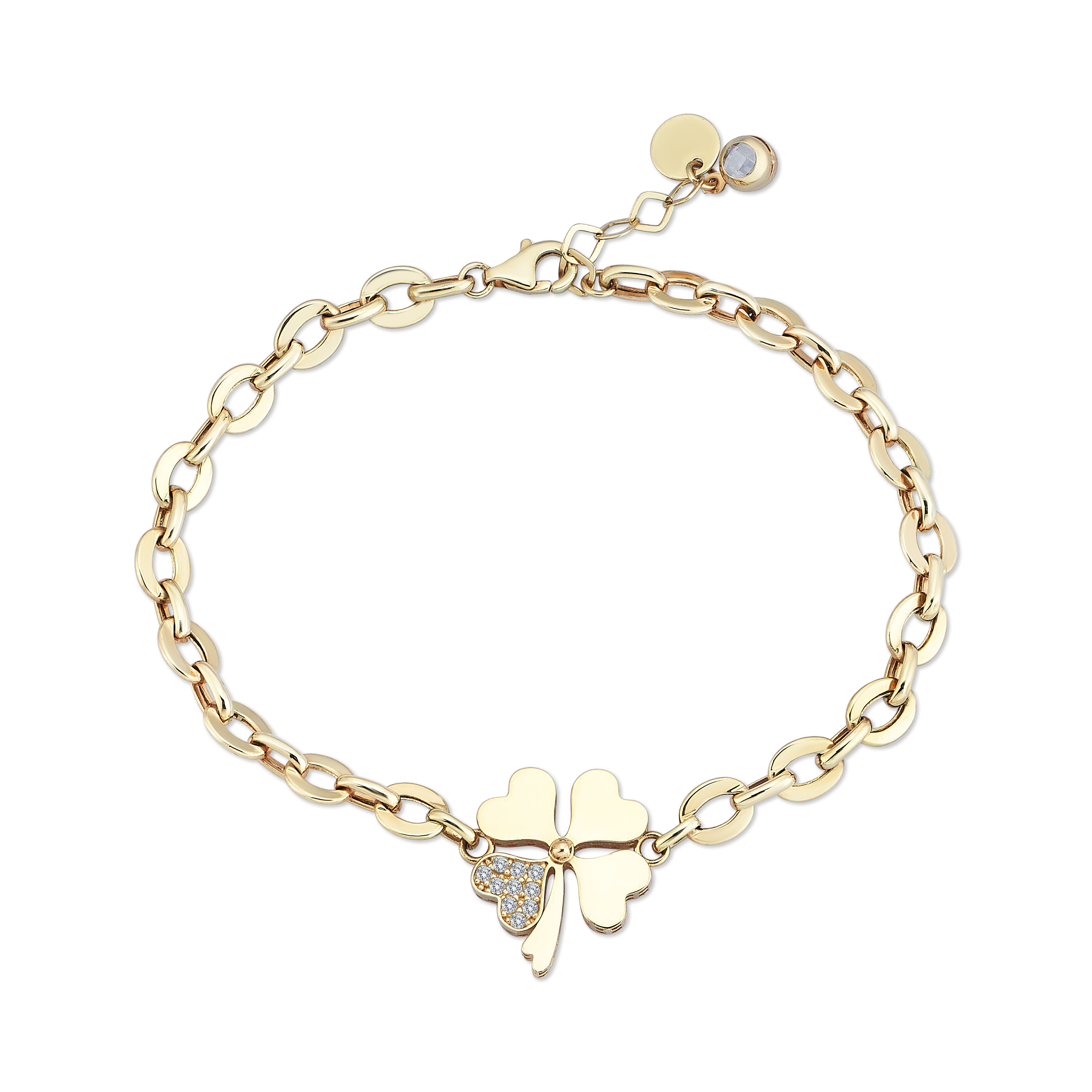 Golden Clover Bracelet - Üsküplü