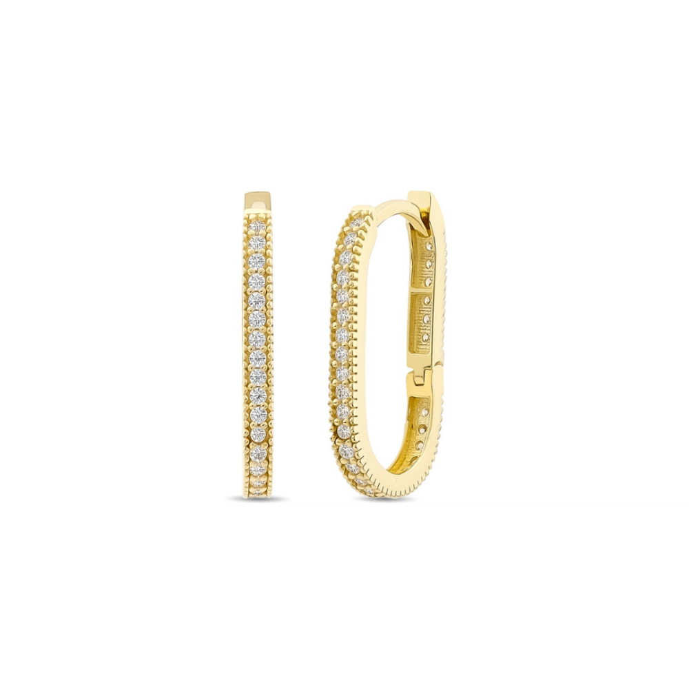 Golden Infusion Earring - Üsküplü