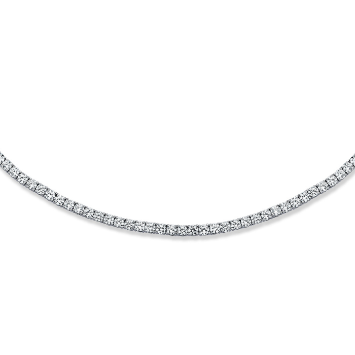 Golden Tennis Necklace - 1