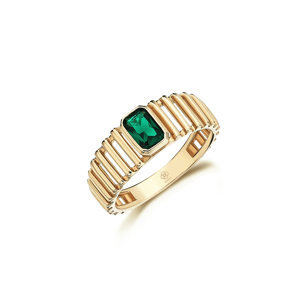 Green Ladder Ring - Üsküplü