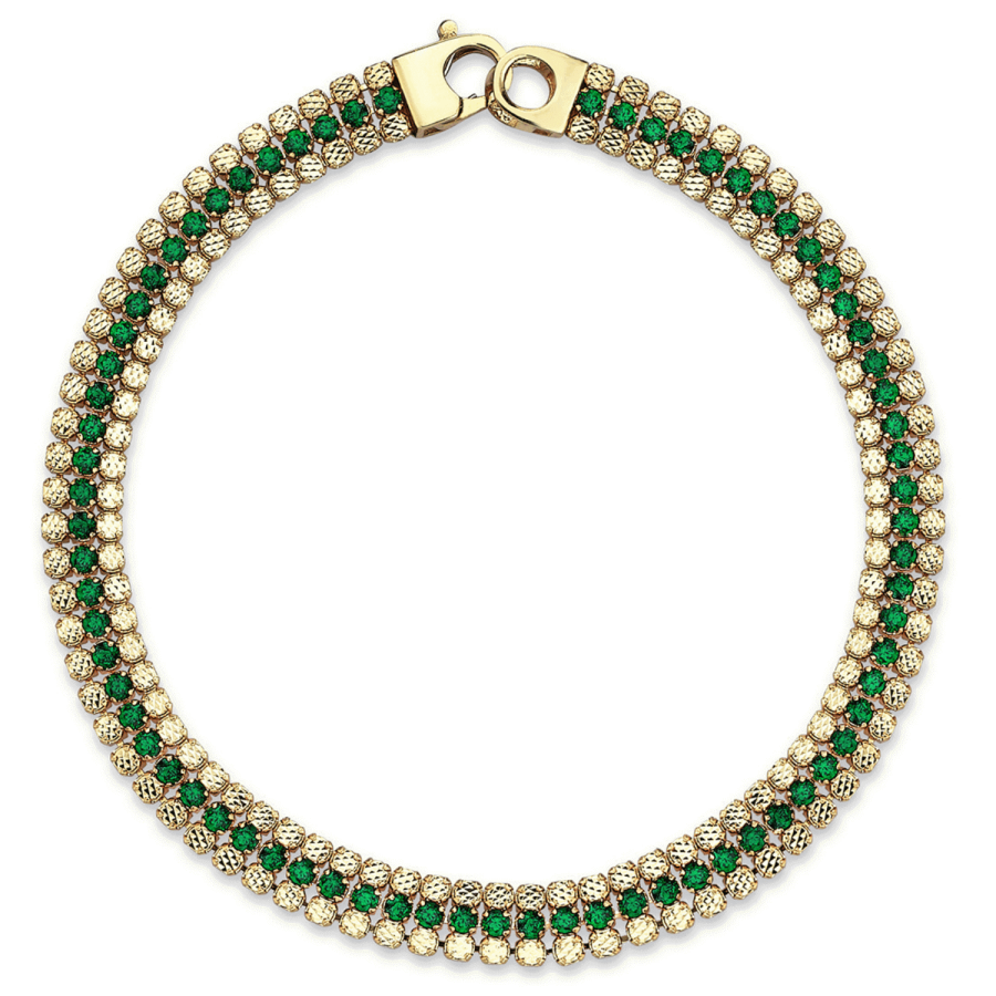 Green Tennis Bracelet - Üsküplü