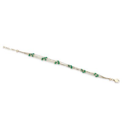 Green Enamel Bracelet - 3