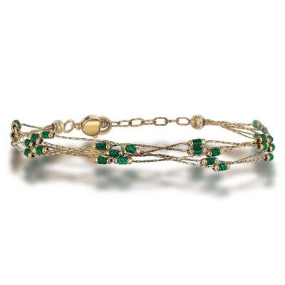 Green Enamel Bracelet - 1