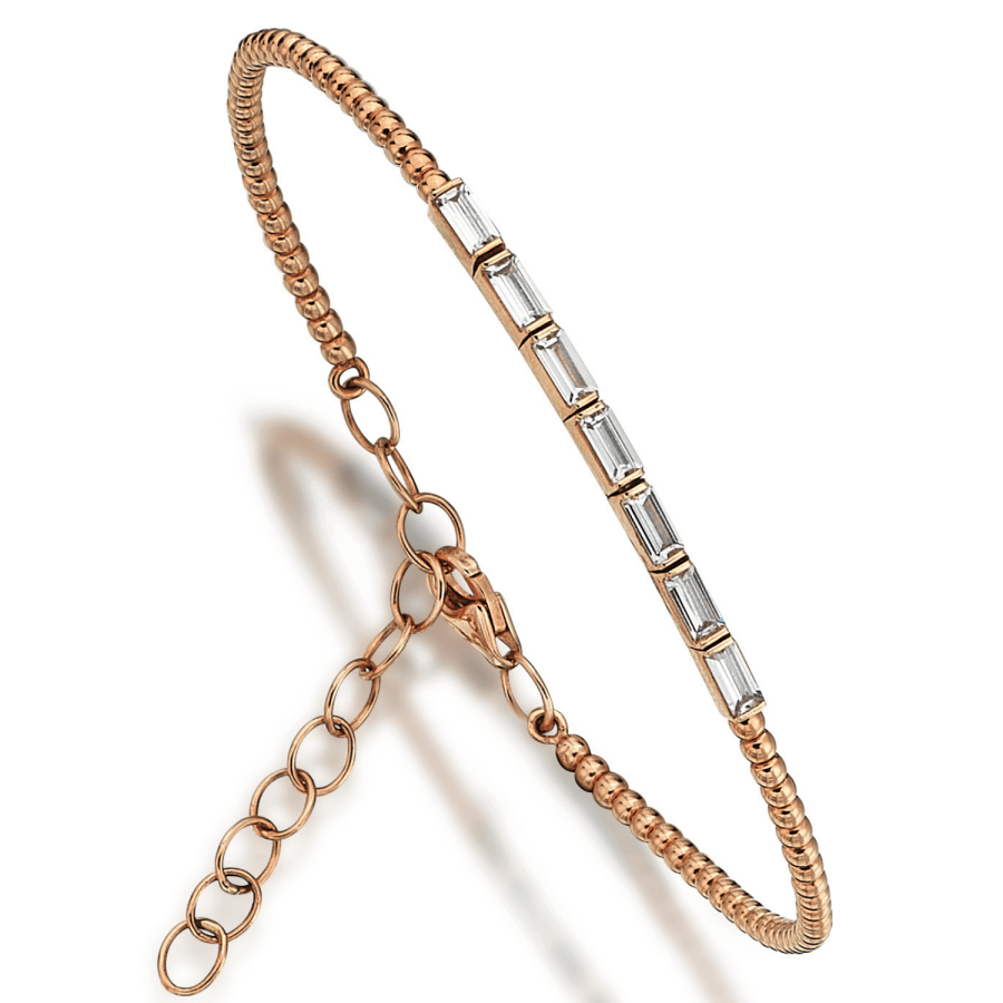 Half Baguette Tennis Bracelet - Üsküplü (1)