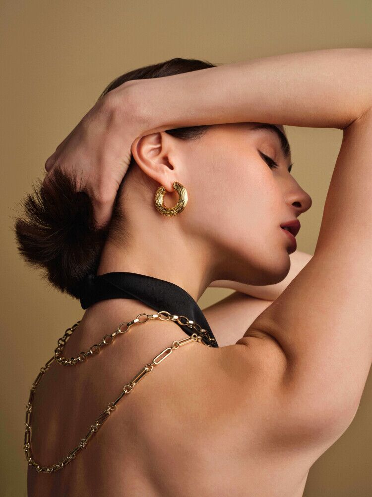 Hoop Chain Necklace - Üsküplü (1)