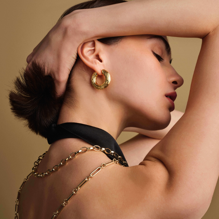 Hoop Chain Necklace - 1