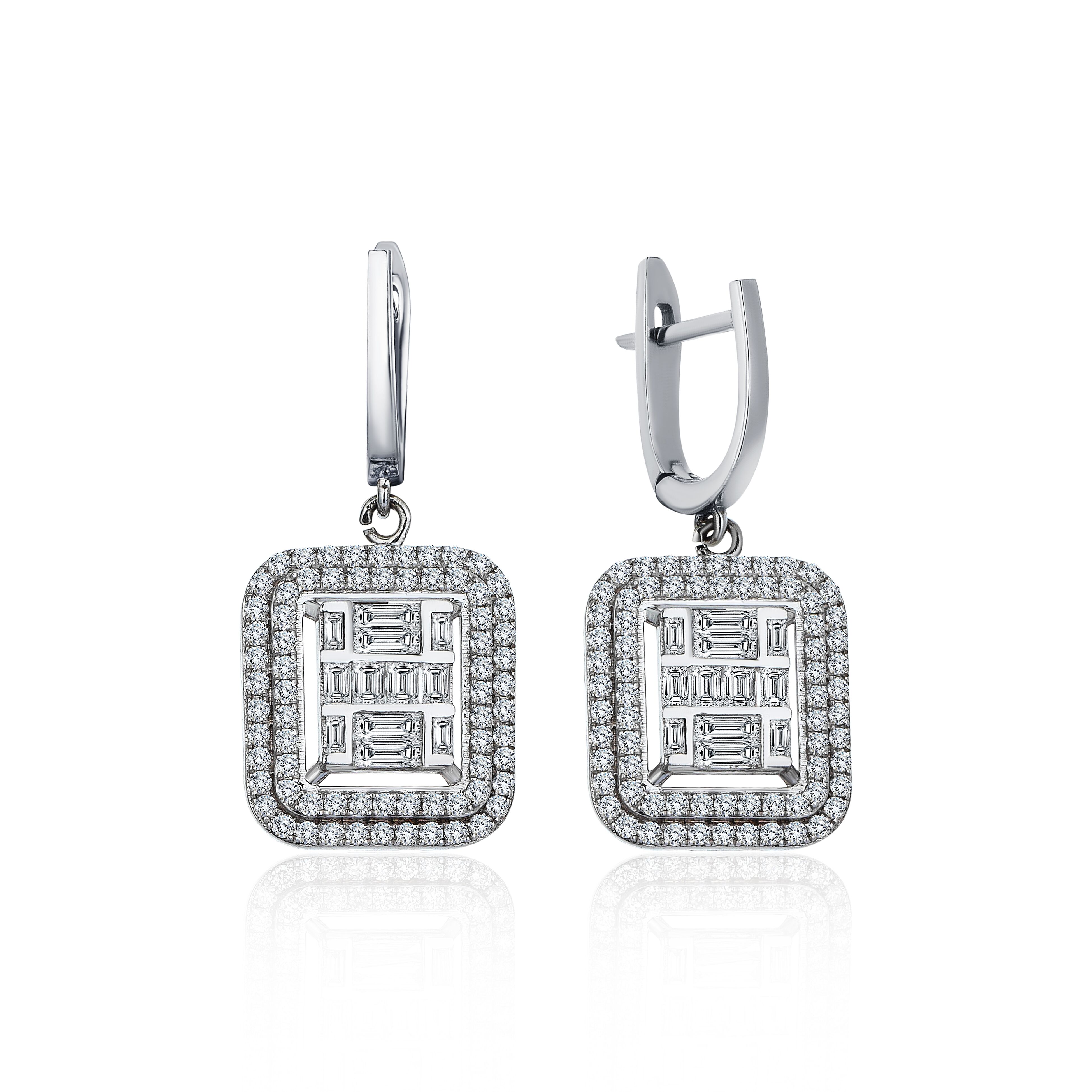 Jumbo Baguette Earring - 2