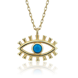 Jumbo Eyelash Necklace - Üsküplü